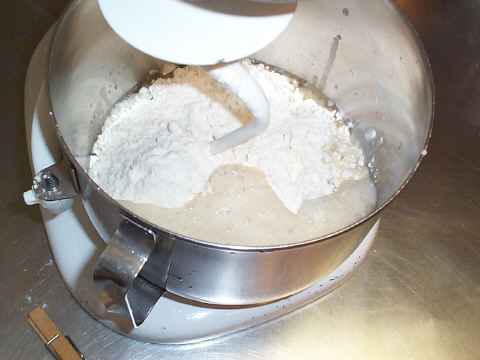 Continue adding flour