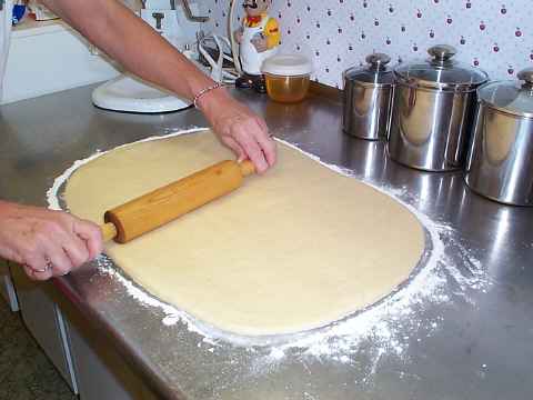 Roll out dough